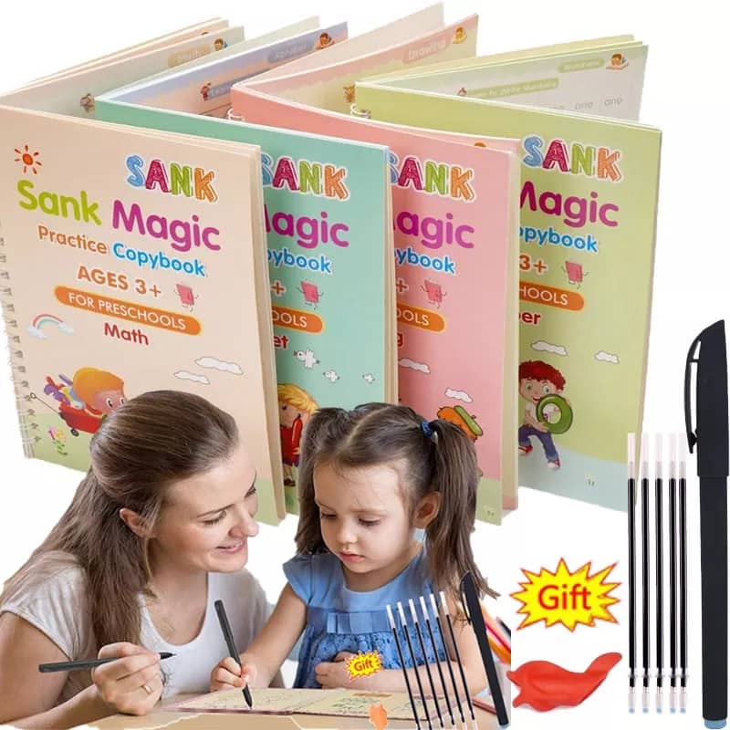 📒 CUADERNO MAGICO C/ACCESORIOS SET 4 🖋️
