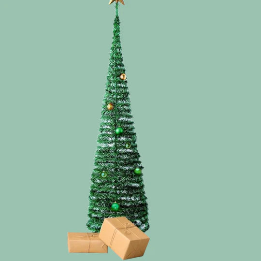 Árbol de Navidad Plegable de 2.1m