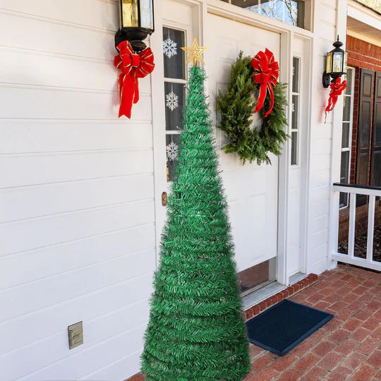 Árbol de Navidad Plegable de 2.1m