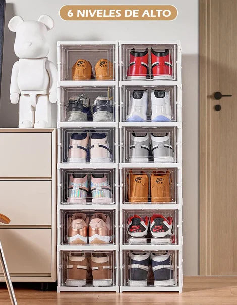 Zapatera organizador plegable de 6 niveles CoolHome