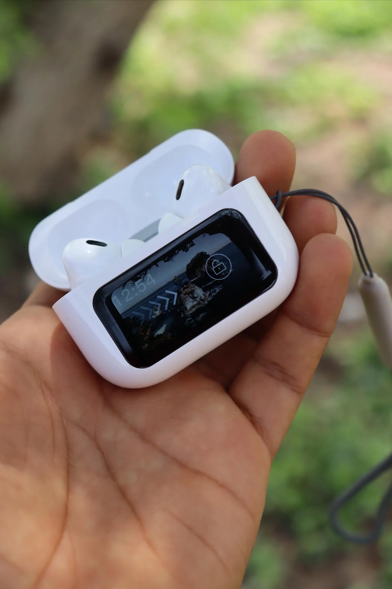 Audífonos A9 Pro-inalámbricos con pantalla táctil