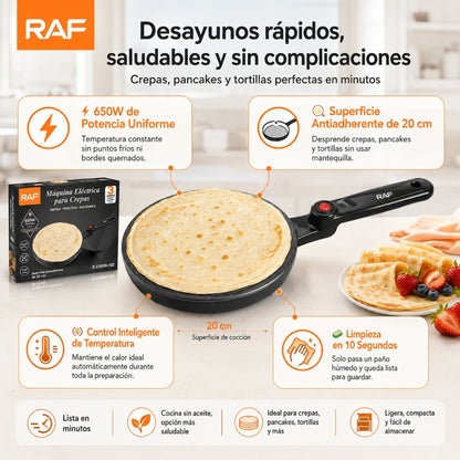 🔥PROMOCION🔥Crepera Eléctrica Antiadherente RAF