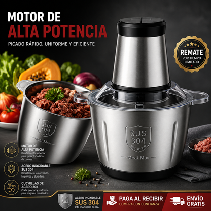Molino picador y procesador de alimentos multifuncional