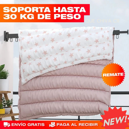 Tendedero de ropa retráctil  92 cm(Alta calidad)