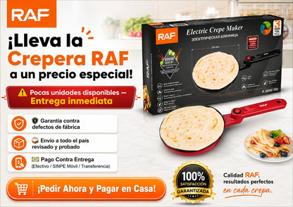 🔥PROMOCION🔥Crepera Eléctrica Antiadherente RAF