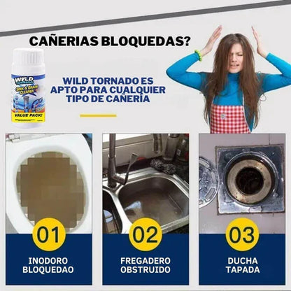 DESTAPA CAÑERÍAS WILD TORNADO 🚽 OFERTA 2x1