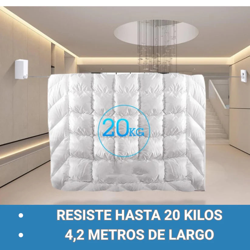 Tendedero Retráctil – Seca tu ropa sin desorden en tu hogar