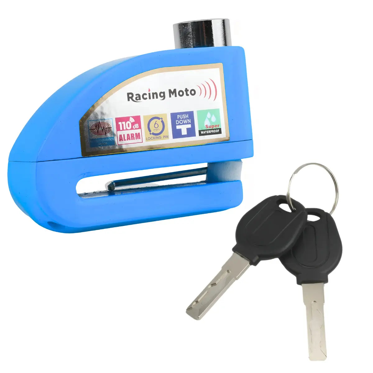 Candado de Disco con Alarma de 110 dB | Seguridad Máxima Antirrobo