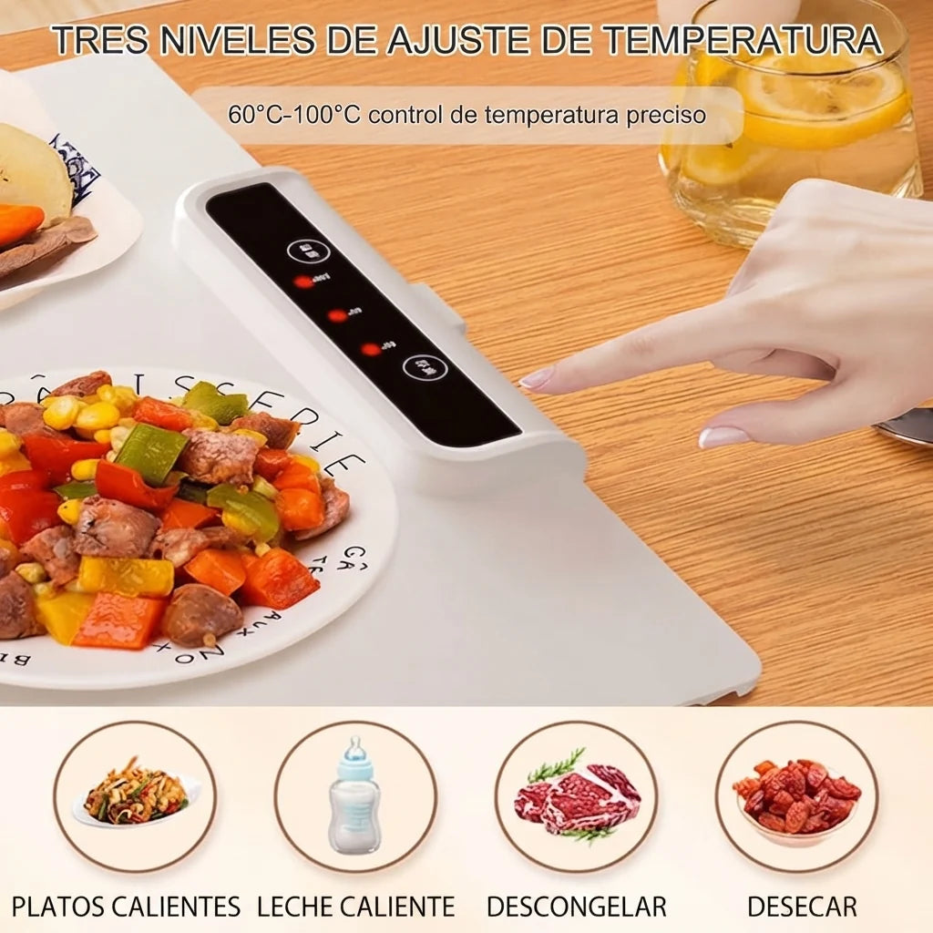Bandeja Eléctrica Calentadora Flexible
