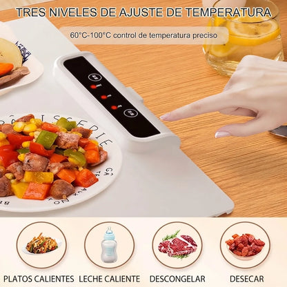 Bandeja Eléctrica Calentadora Flexible