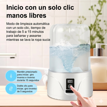 🚨OFERTA🚨Mini Lavadora Eléctrica para Ropa Interior, Medias y Ropa Pequeña