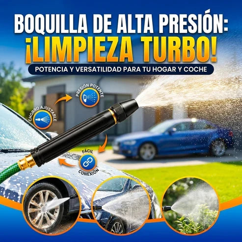 Boquilla de Alta Presión en Bronce: Convierte tu Manguera en una Potente Hidrolavadora