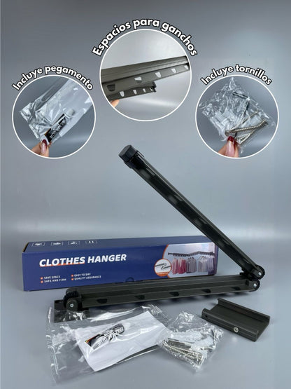 Tendedero de ropa retráctil  92 cm(Alta calidad)