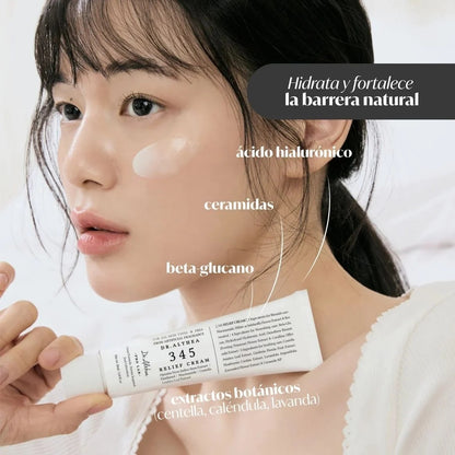345 Relief Cream ® – Crema calmante con Centella, Ceramidas y PDRN | Piel sensible