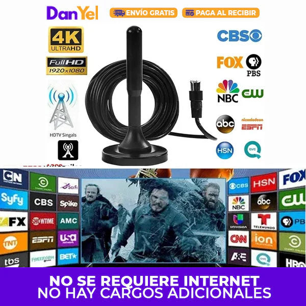 Antena Digital HOTV 3011: Señal HD sin pagar más