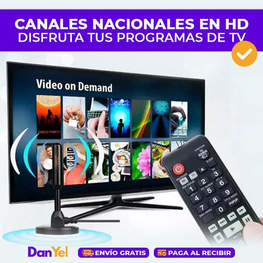 Antena Digital HOTV 3011: Señal HD sin pagar más