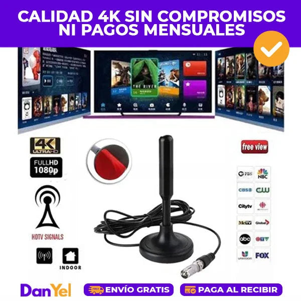 Antena Digital HOTV 3011: Señal HD sin pagar más